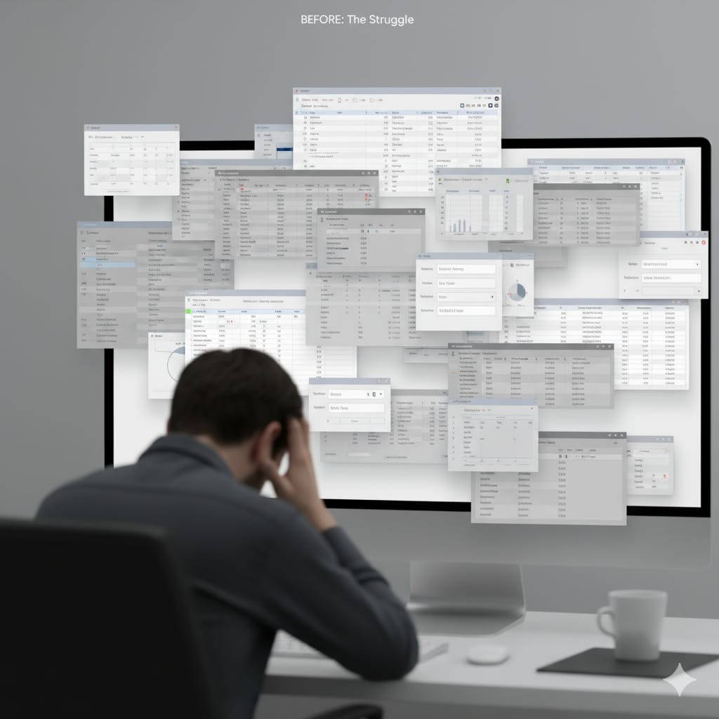 Messy trading spreadsheet